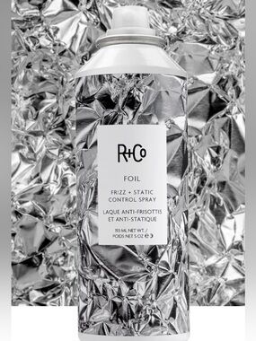 $36 Authentic R+Co FOIL Frizz+Static Control Hair Spray 180ml/ 5OZ